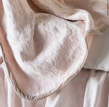 Load image into Gallery viewer, IN STOCK Bella Notte Linens Adele Throw Blanket, Pearl
