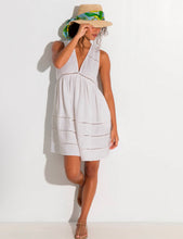 Load image into Gallery viewer, Soft Cotton Gauze Vesper Dress, Black (LAST ONE, Size XS)
