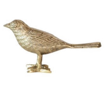 Load image into Gallery viewer, Cast Aluminum Bird, Gold Finish
