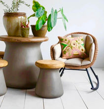 Load image into Gallery viewer, Indoor/Outdoor Embroidered Floral Pillow
