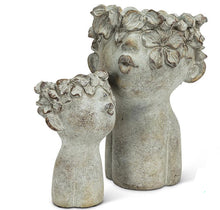 Load image into Gallery viewer, Cement Kissing Face Planter, 2 Sizes
