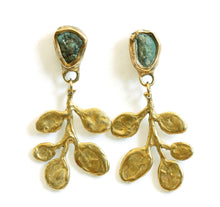 Load image into Gallery viewer, Emilie Shapiro Eucalyptus Earrings
