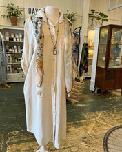 Load image into Gallery viewer, Linen Shirt Dress (Black, Cocoa, White)
