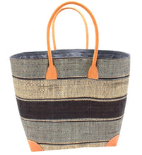 Load image into Gallery viewer, Rayo Stripe Straw Basket Bag
