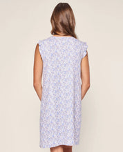 Load image into Gallery viewer, Fleur D'Azur Pima Cotton Nightgown
