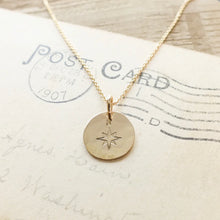 Load image into Gallery viewer, North Star Necklace (Gold, Sterling Silver)

