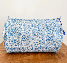 Load image into Gallery viewer, Block Print Large Cosmetic Pouch (7 Styles)
