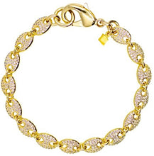 Load image into Gallery viewer, Cristina V Oval Chain CZ Bracelet
