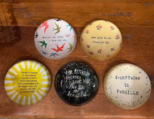 Load image into Gallery viewer, Glass Dome Paperweights (7 Styles)
