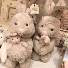Load image into Gallery viewer, Mama + Baby Bunny Plush Set
