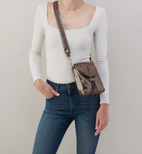 Load image into Gallery viewer, HOBO Fern Crossbody Metallic, Coffee Galaxy
