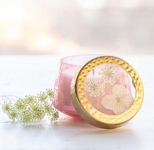 Load image into Gallery viewer, Watercolor Pressed Floral Candles, Small (3 Styles)
