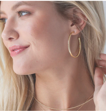 Load image into Gallery viewer, Enewton Round Gold 2"Post Hoop Earring - 3mm
