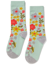 Load image into Gallery viewer, Spring Flowers Cotton Crew Socks
