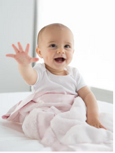 Load image into Gallery viewer, Little Giraffe Luxe Baby Blanket (Pink, Blue, Cream)
