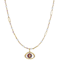 Load image into Gallery viewer, Waxing Poetic Eye Of Day Necklace
