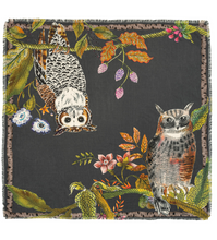 Load image into Gallery viewer, Echo Hoot Hoot Print Square Scarf
