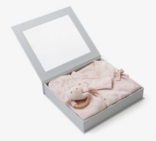 Load image into Gallery viewer, Elegant Baby Take Me Home Layette Set + Blanket (Pink or Blue)
