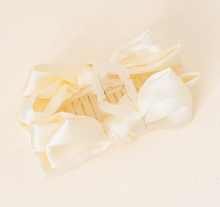 Load image into Gallery viewer, Satin Bow Large Hair Clip (4 Colors)

