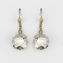 Load image into Gallery viewer, Classic Crystal Earrings (Clear, Arctic)
