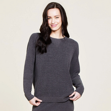Load image into Gallery viewer, Barefoot Dreams CozyChic Ultra Lite Drop Shoulder Pullover, Carbon
