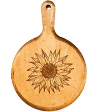 Load image into Gallery viewer, Sunflower Maple Wood Cheese Board
