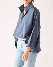 Load image into Gallery viewer, MerSea Emerson Top (Blue, White)
