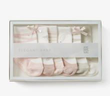 Load image into Gallery viewer, Elegant Baby 6 Pack Mary Jane Anklet Baby Socks
