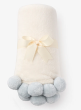 Load image into Gallery viewer, Elegant Baby Pom Pom Baby Blanket (Pink, Blue)
