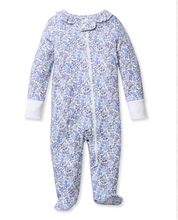 Load image into Gallery viewer, Fleur D'Azur Footed Romper
