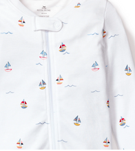 Load image into Gallery viewer, Bateau Footed Romper
