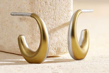 Load image into Gallery viewer, Waxing Poetic Adea Hoop Earrings

