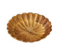 Load image into Gallery viewer, Mango Wood Scallop Bowl
