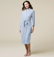 Load image into Gallery viewer, Dream Jersey Robe,  Indigo/White
