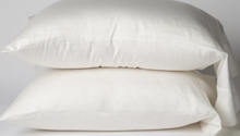 Load image into Gallery viewer, IN STOCK Bella Notte Linens Bria Pillowcase With Novola Lace (Winter White)
