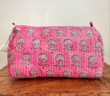 Load image into Gallery viewer, Block Print Large Cosmetic Pouch (7 Styles)
