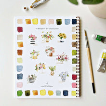 Load image into Gallery viewer, Bouquets Watercolor Workbook
