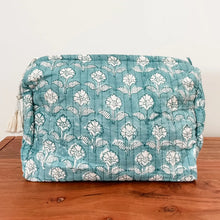 Load image into Gallery viewer, Block Print Large Cosmetic Pouch (7 Styles)

