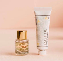 Load image into Gallery viewer, Lollia Wish Little Luxe Duo:  Eau de Parfum + Petite Treat Lotion
