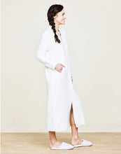 Load image into Gallery viewer, Barefoot Dreams CozyChic Full Zip V-Neck Lounger, Cream
