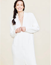 Load image into Gallery viewer, Barefoot Dreams CozyChic Full Zip V-Neck Lounger, Cream
