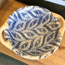 Load image into Gallery viewer, Terrafirma Ceramics 9" Vegetable Bowl With Handles (Cobalt, Citrus)
