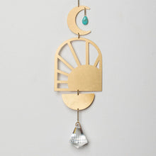 Load image into Gallery viewer, Brass &amp; Crystal Suncatchers (5 Styles)
