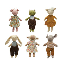 Load image into Gallery viewer, Cotton/Linen Mini Animal Doll, 6 Styles
