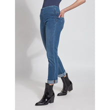 Load image into Gallery viewer, Boyfriend Jean Legging - Midwash Denim
