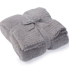 Load image into Gallery viewer, Barefoot Dreams CozyChic Throw (Grey, Pink, Stone, Cream)
