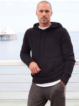 Load image into Gallery viewer, Barefoot Dreams CozyChic Men's Pullover Hoodie, Slate Blue

