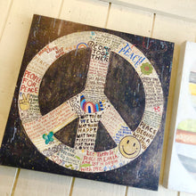 Load image into Gallery viewer, Choose Peace Art Print on Wood, 12"x12"
