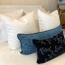 Load image into Gallery viewer, IN STOCK Bella Notte Linens Vienna Lumbar Throw Pillow 16x36, Cenote
