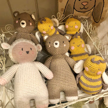 Load image into Gallery viewer, Crochet Rattle Toy (Bee, Lamb, Bear)
